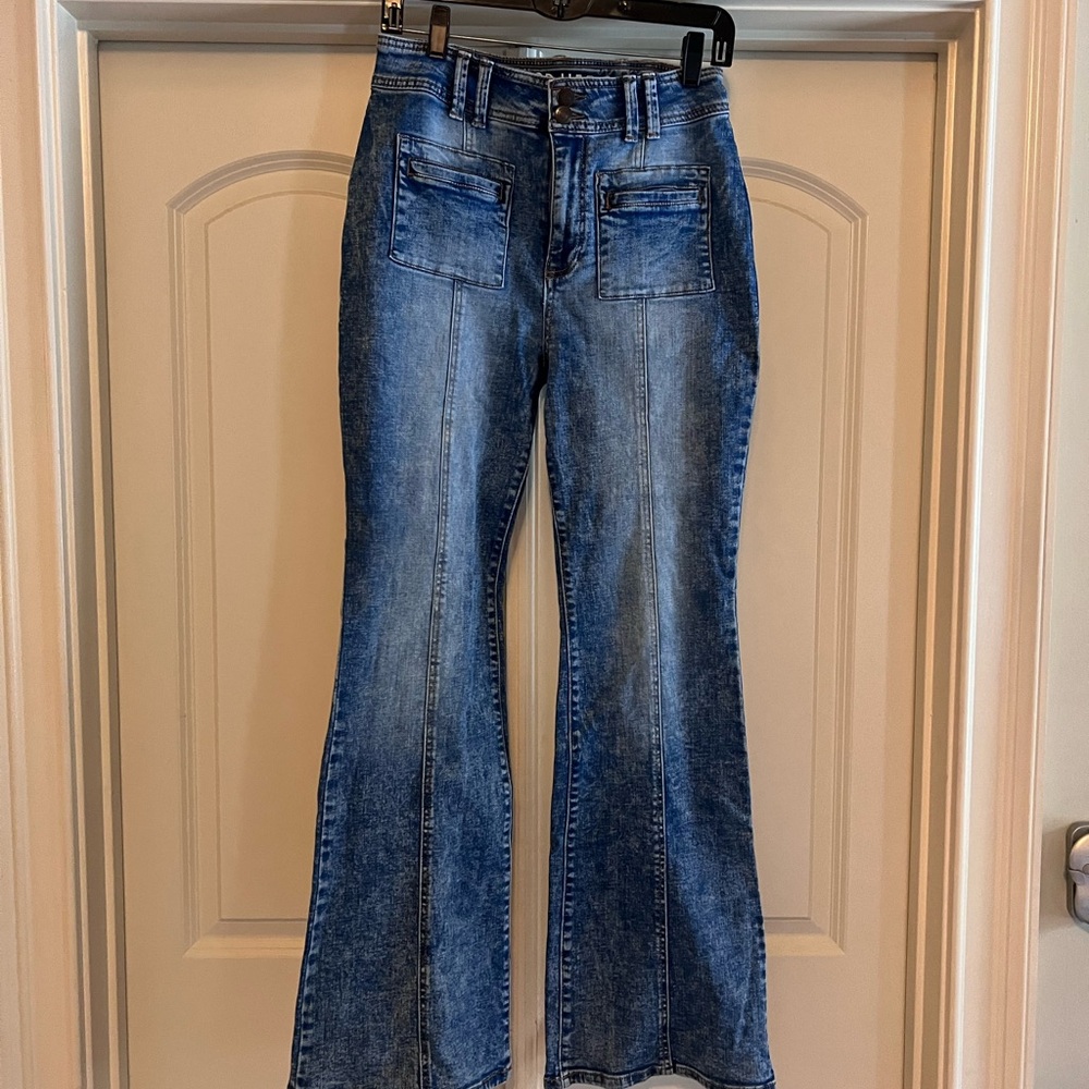 Good Hart flare jeans